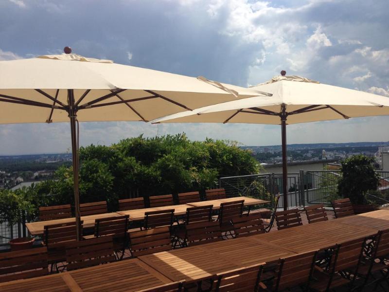 פרנקפורט Hotel Schoene Aussicht מראה חיצוני תמונה